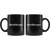 #bookkeeper 11oz Black Mug