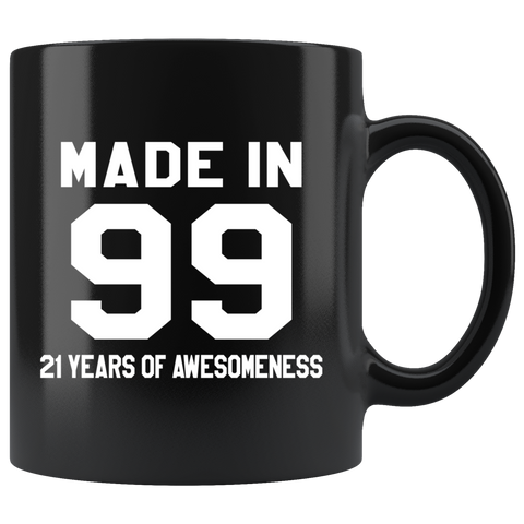 Made In 99 11oz Black Mug