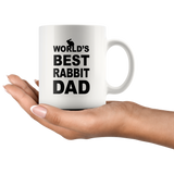 World's Best Rabbit Dad 11oz White Mug