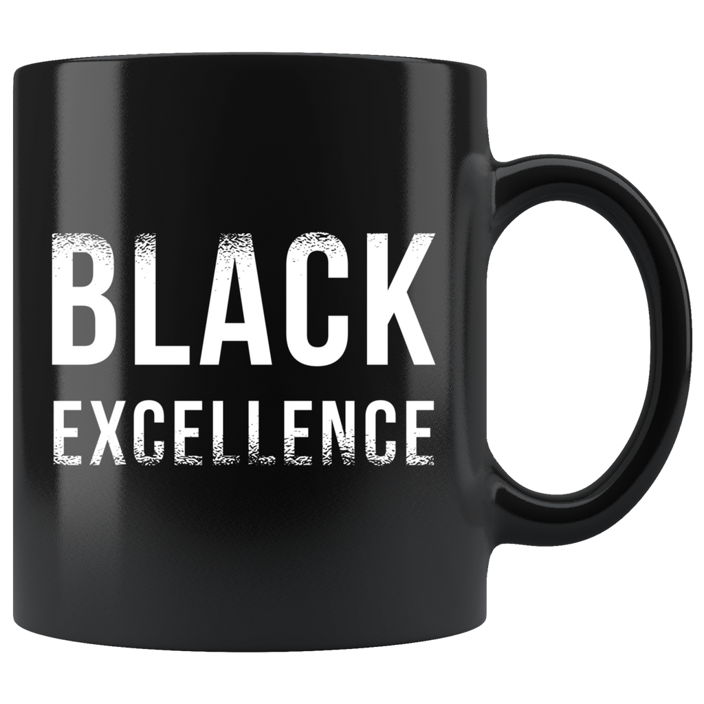 Black Excellence 11oz Black Mug