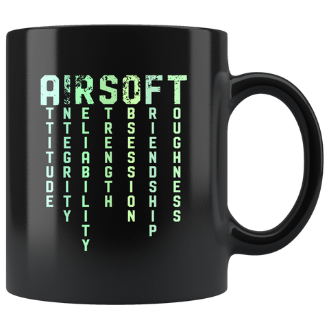 Airsoft 11oz Black Mug