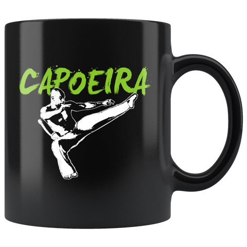Capoeira 11oz Black Mug