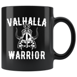 Valhalla Warrior 11oz Black Mug