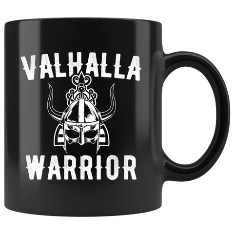 Valhalla Warrior 11oz Black Mug