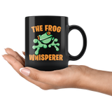 The Frog Whisperer 11oz Black Mug