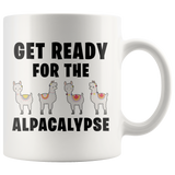 Get Ready For The Alpacalypse 11oz White Mug