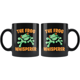 The Frog Whisperer 11oz Black Mug