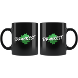 Drunkest 11oz Black Mug