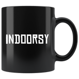 Indoorsy 11oz Black Mug