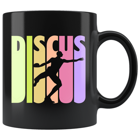 Discus 11oz Black Mug