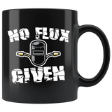 No Flux Given 11oz Black Mug