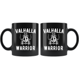 Valhalla Warrior 11oz Black Mug