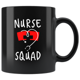 Nurse Squad 11oz Black Mug