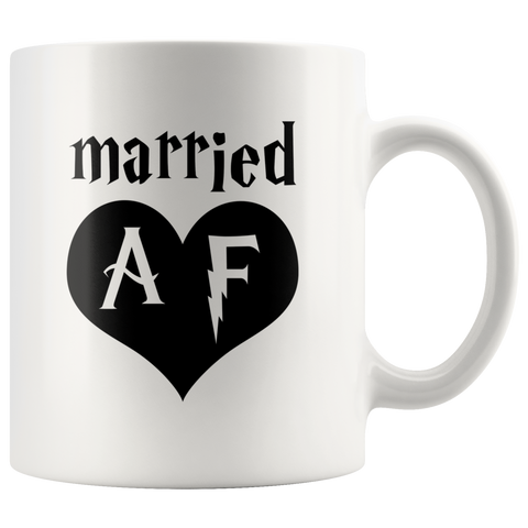 Married AF White Mug