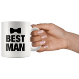 Best Man White Mug