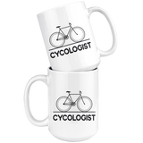 Cycologist 15oz Mug - White