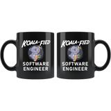 KOALA-FIED Software Engineer  11oz Black Mug