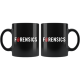 Forensics 11oz Black Mug