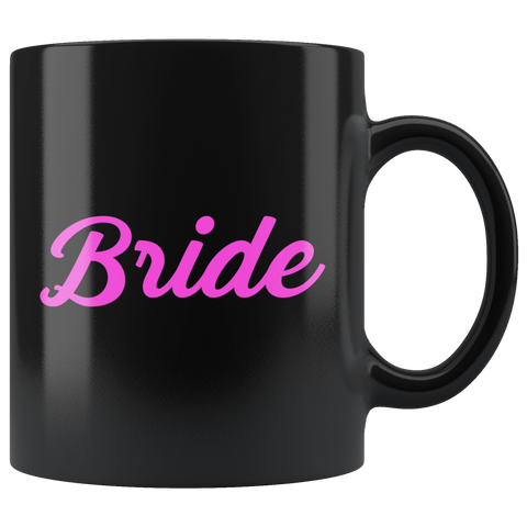 Bride 11oz Black Mug