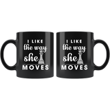I Like The Way She Moves 11oz Black Mug