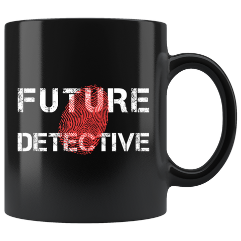 Future Detective 11oz Black Mug