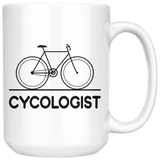 Cycologist 15oz Mug - White