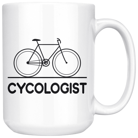 Cycologist 15oz Mug - White