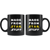 Made From Star Stuff 11oz Black Mug