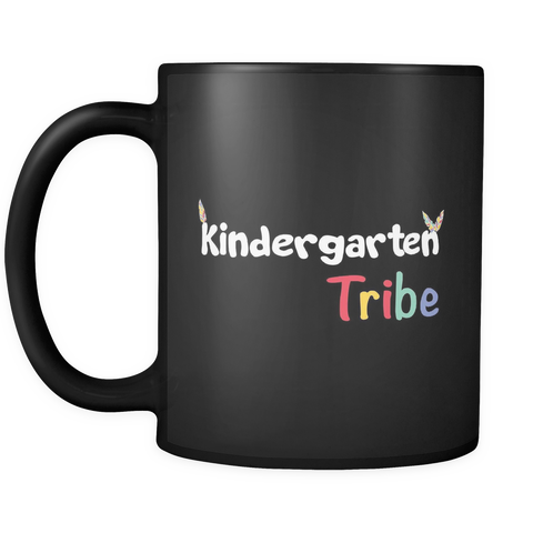 Kindergarten Tribe Black Mug