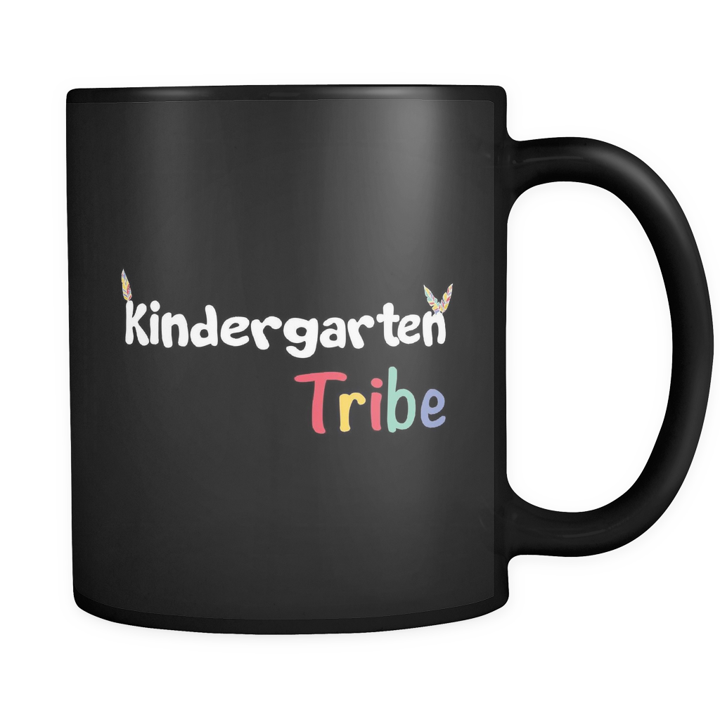 Kindergarten Tribe Black Mug