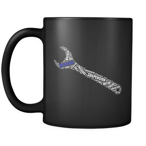 Mechanic Art Black Mug