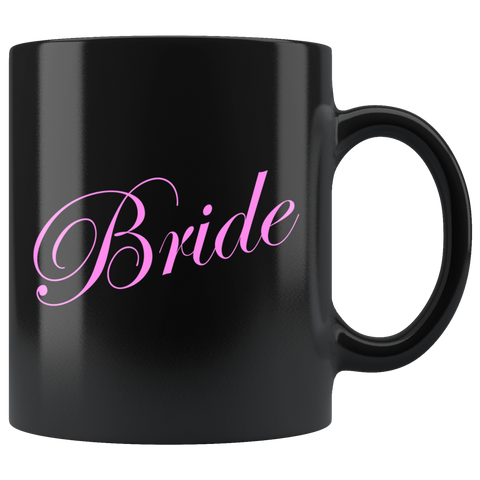 Bride 11oz Black Mug