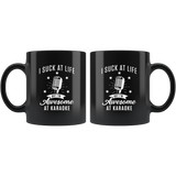 I Suck At Life But I'm Awesome At Karaoke 11oz Black Mug