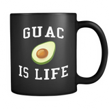 Guac Is Life Black Mug