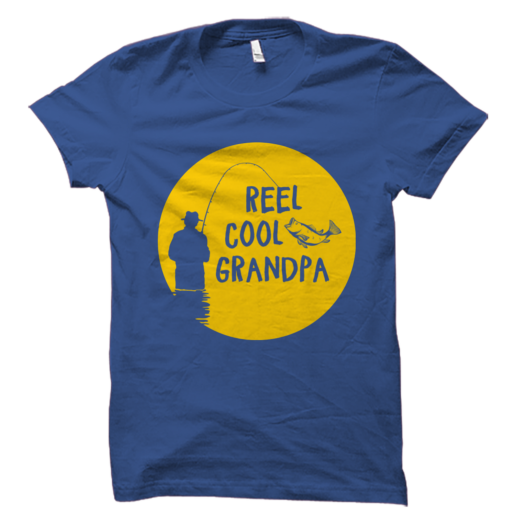 Reel Cool Grandpa Fishing Shirt – oTZI Shirts Reel Cool Grandpa Fishing Shirt – oTZI Shirts
