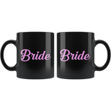 Bride 11oz Black Mug