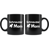 Schnauzer Mom 11oz Black Mug