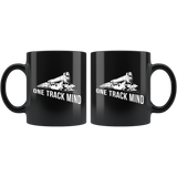 One Track Mind 11oz Black Mug