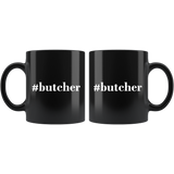 #butcher 11oz Black Mug