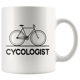 Cycologist White Mug
