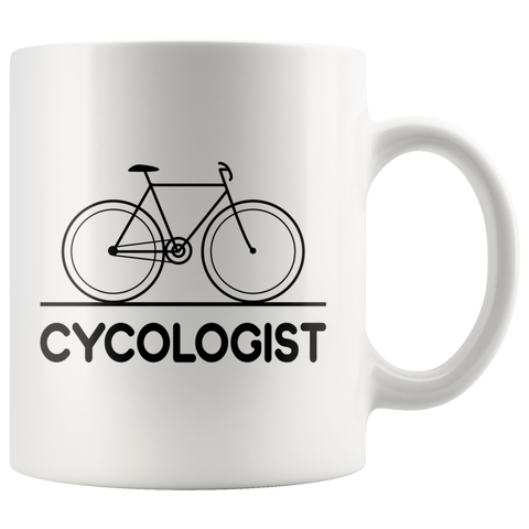Cycologist White Mug