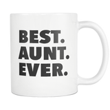 Best Aunt Ever White Mug