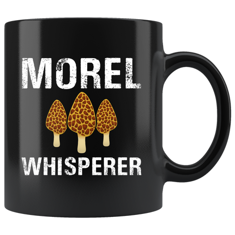 Morel Whisperer 11oz Black Mug