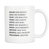 Dream Like Martin White Mug