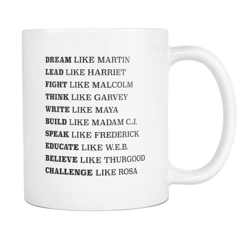 Dream Like Martin White Mug