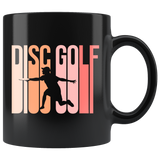 Disc Golf 11oz Black Mug