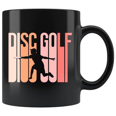 Disc Golf 11oz Black Mug