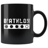Biathlon - Winter Sports 11oz Black Mug