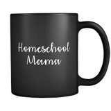 Homeschool Mama Black Mug