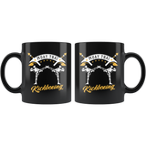 Muay Thai Kickboxing 11oz Black Mug